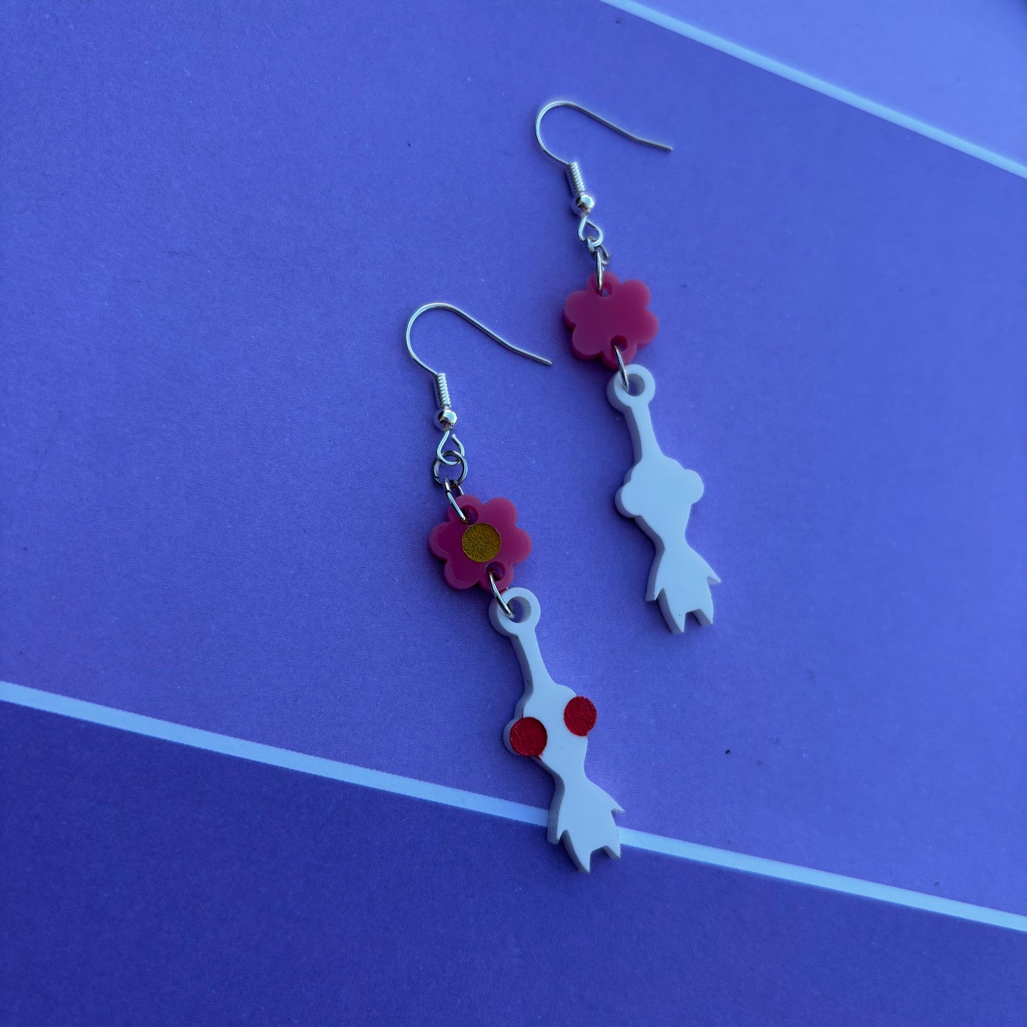Pikmin Wave 2 Acrylic Earrings