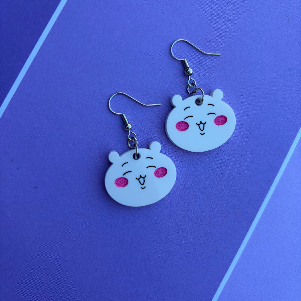 Chiikawa Small Head Acrylic Earrings