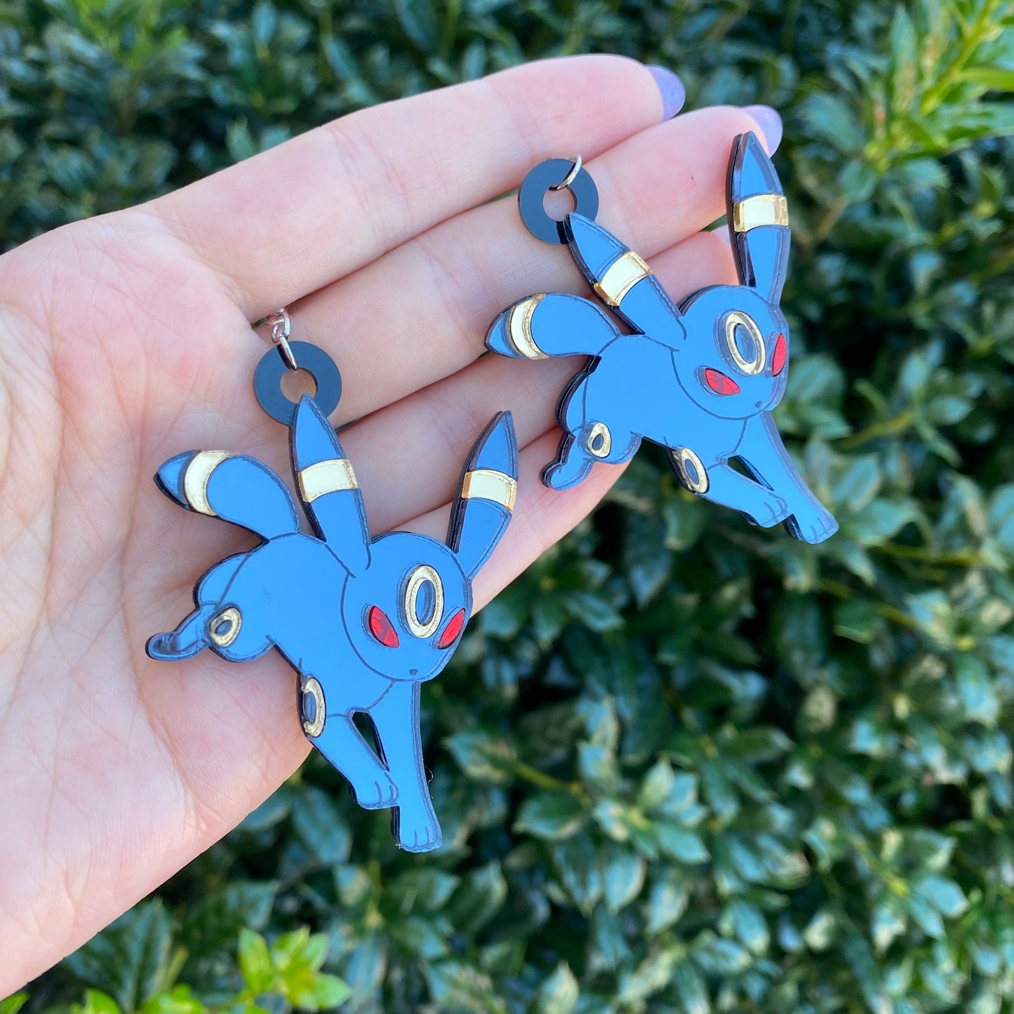 Umbreon Acrylic Earrings