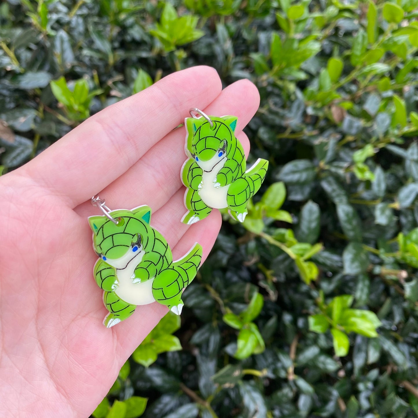 Sandshrew SHINY Acrylic Earrings