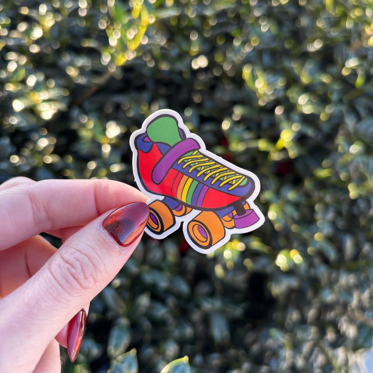 Roller Derby Pride Skates 2.5” Vinyl Stickers