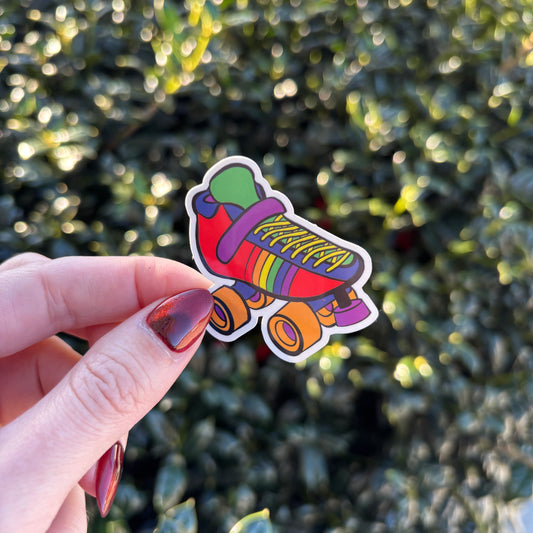 Roller Derby Pride Skates 2.5” Vinyl Stickers