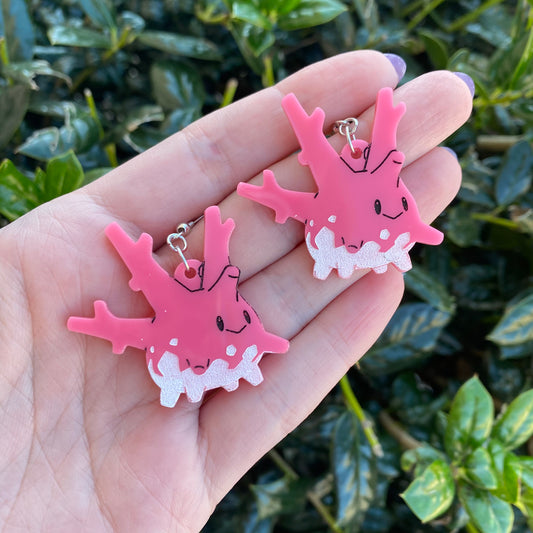 Corsola Acrylic Earrings