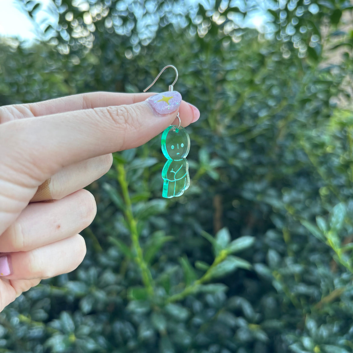 Smiski Sitter Acrylic Earrings
