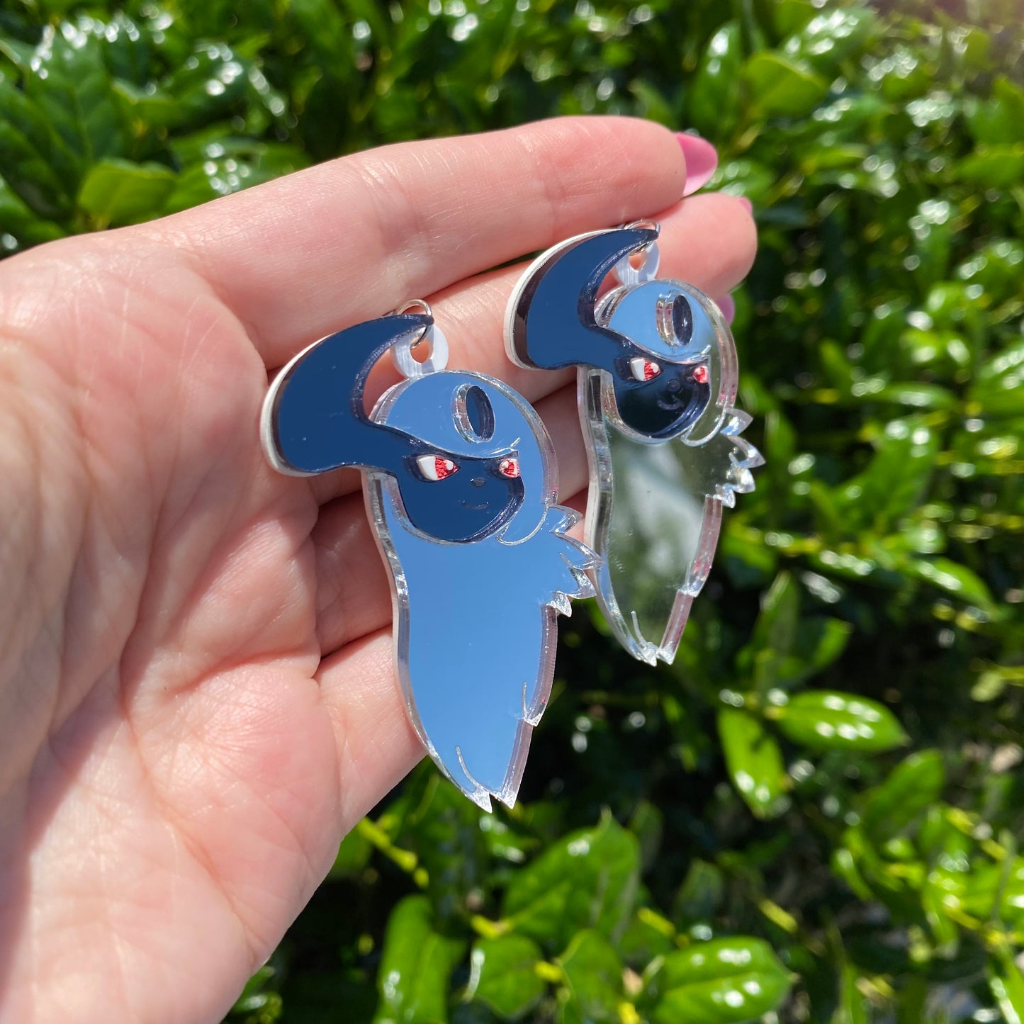 Absol Mirror Acrylic Earrings