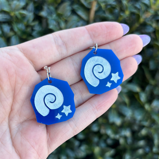 Animal Crossing Fossil Acrylic Earrings