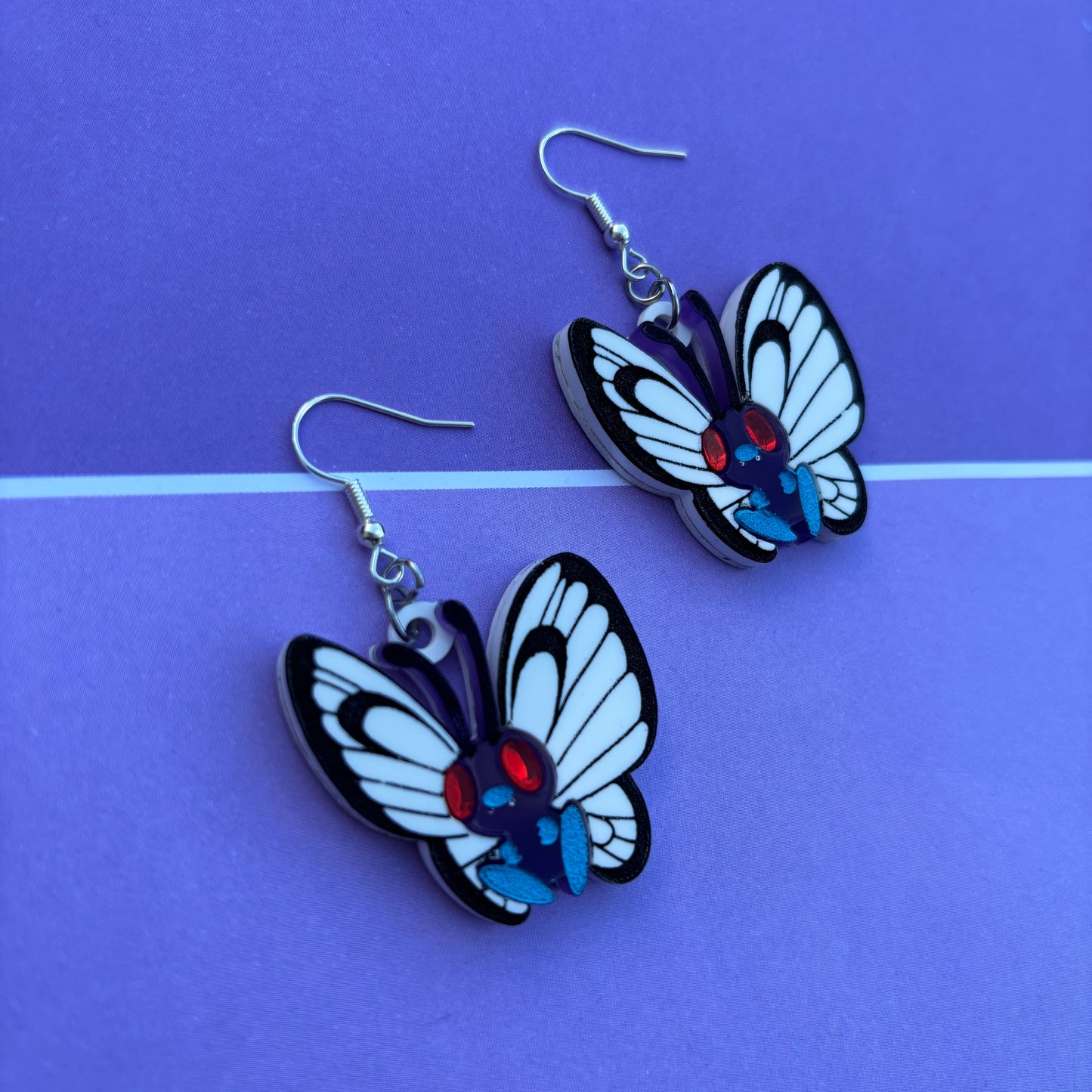 Butterfree Small Acrylic Earrings