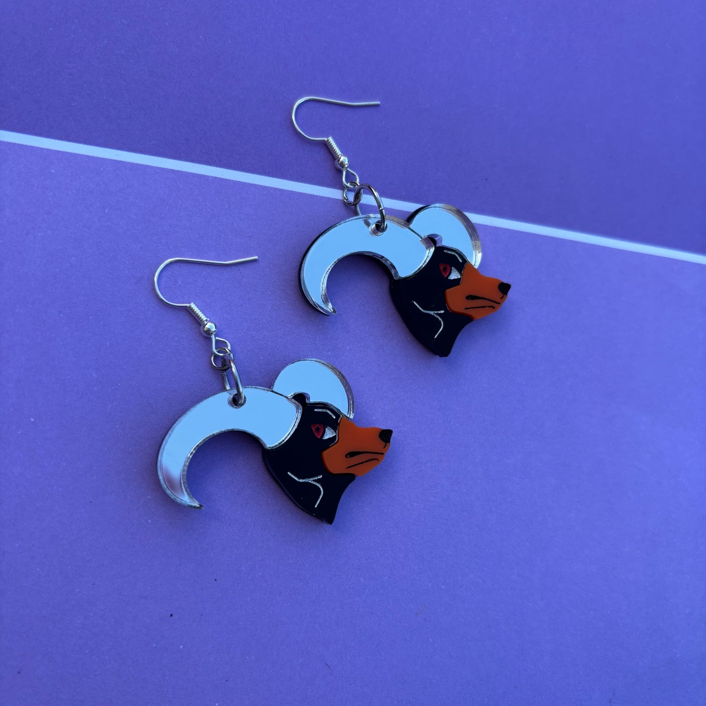 Houndoom Acrylic Earrings