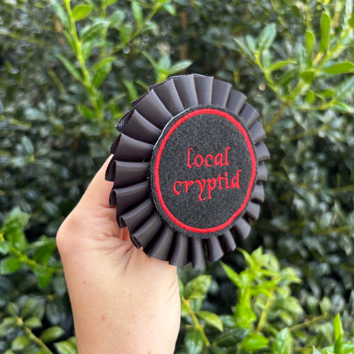 Local Cryptid Ribbon Rosette