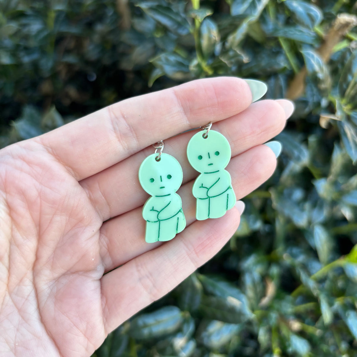 Smiski Sitter Acrylic Earrings