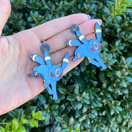 Umbreon Acrylic Earrings