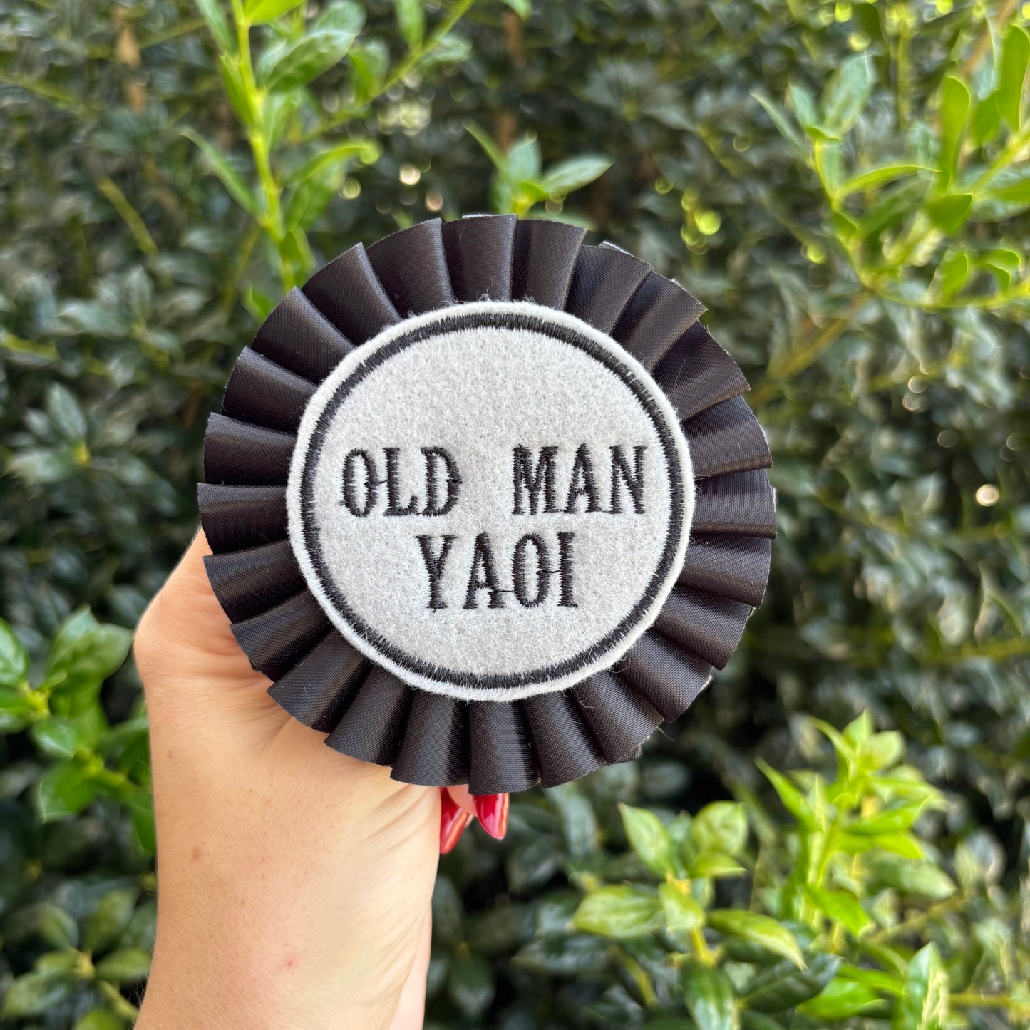 Old Man Yaoi Ribbon Rosette