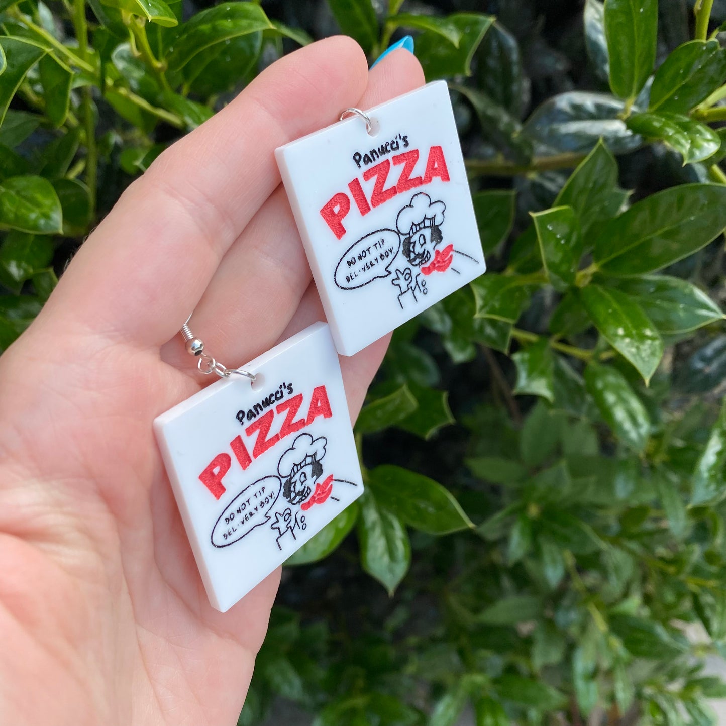 Panucci’s Pizza Acrylic Earrings