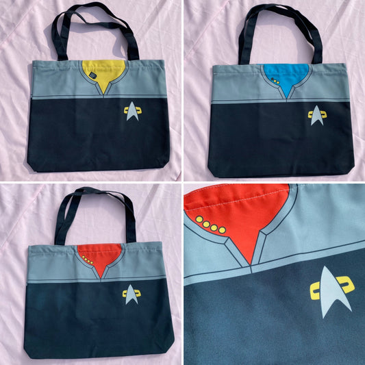 DS9 Uniform Zipper Tote Bag