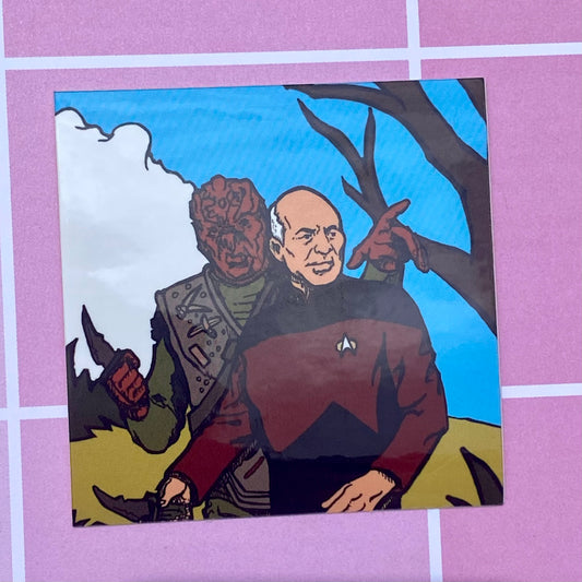 Darmok and Jalad 2.5” Vinyl Sticker