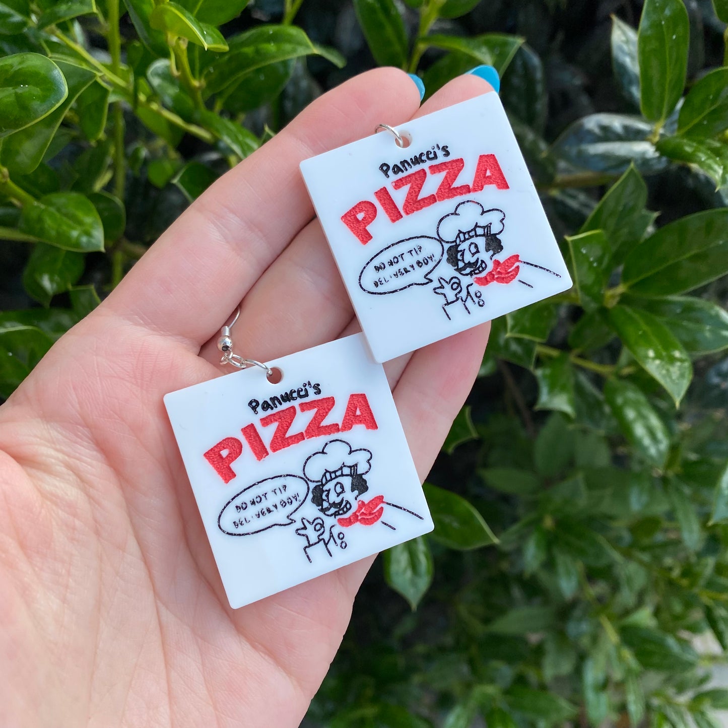 Panucci’s Pizza Acrylic Earrings