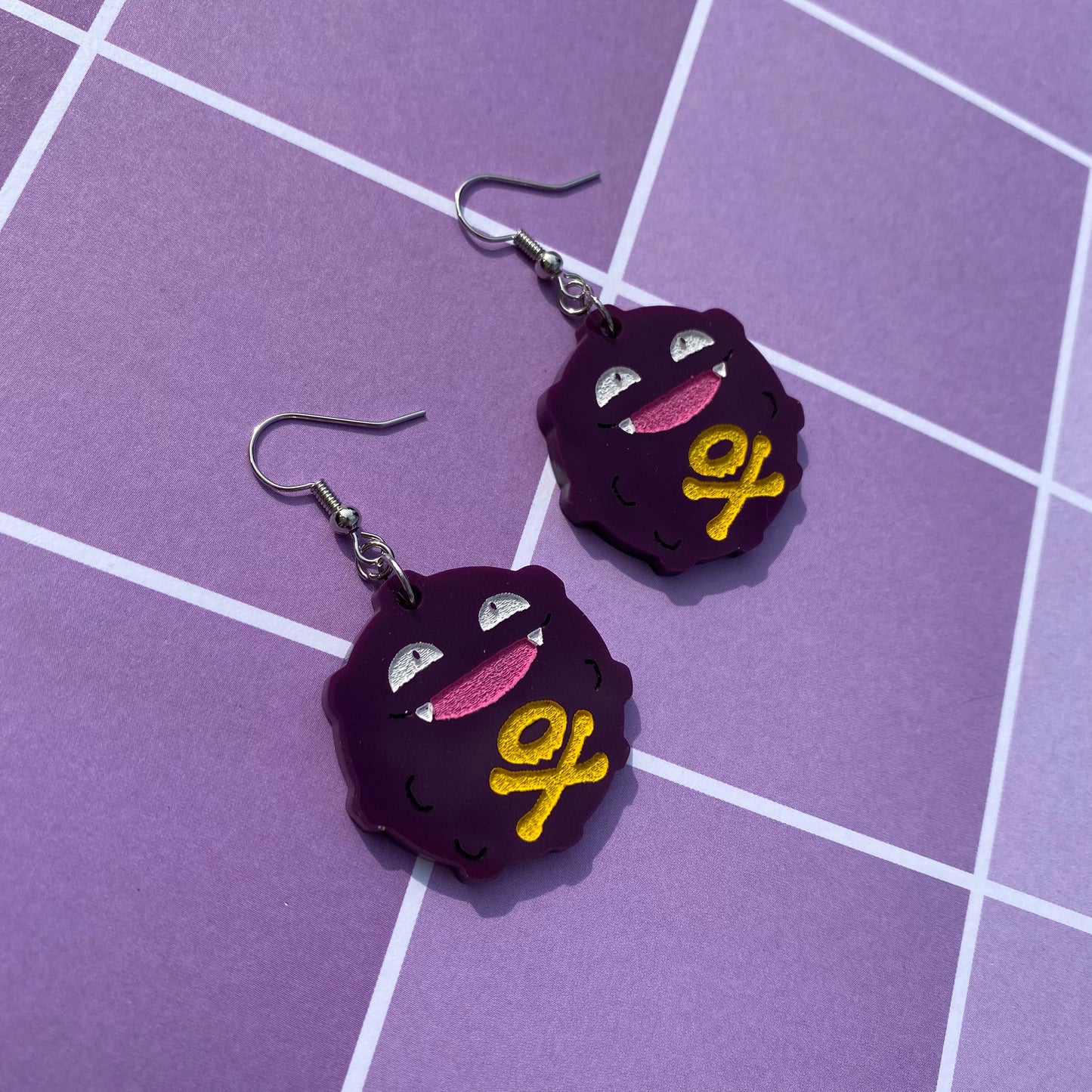 Small Koffing Acrylic Earrings