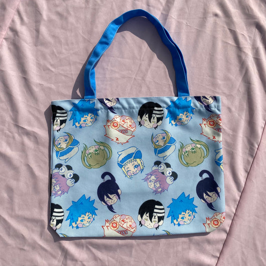 Chibi Soul Eater Zipper Tote Bag