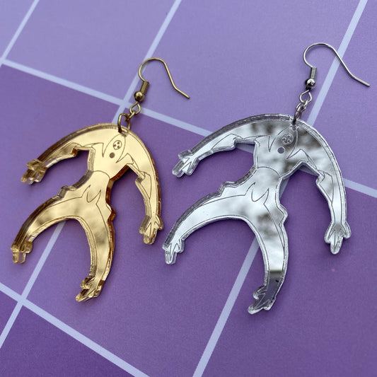 NGE Angel Israfel Inspired Acrylic Earrings