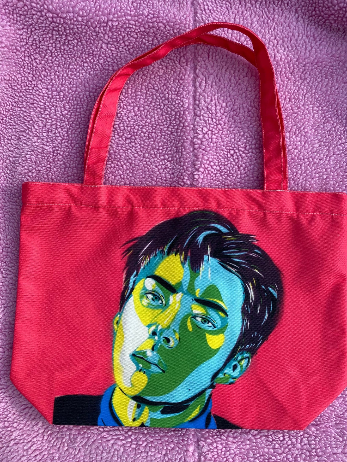 EXO Sehun Inspired Neon Tote Bag