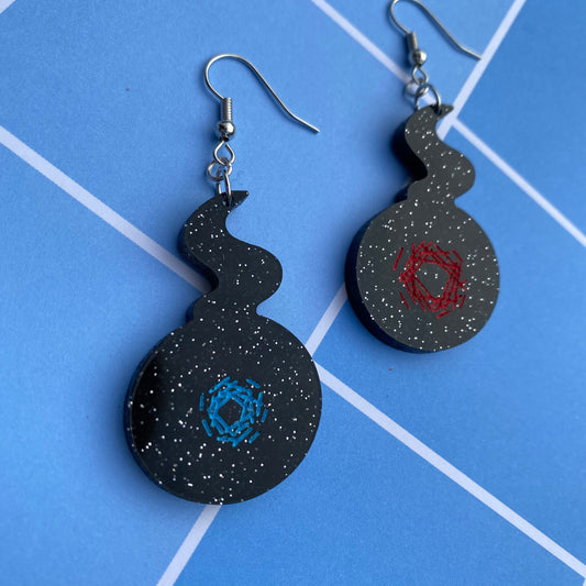 TBHK Glitter Kokojoudai Tsukasa Inspired Acrylic Earrings