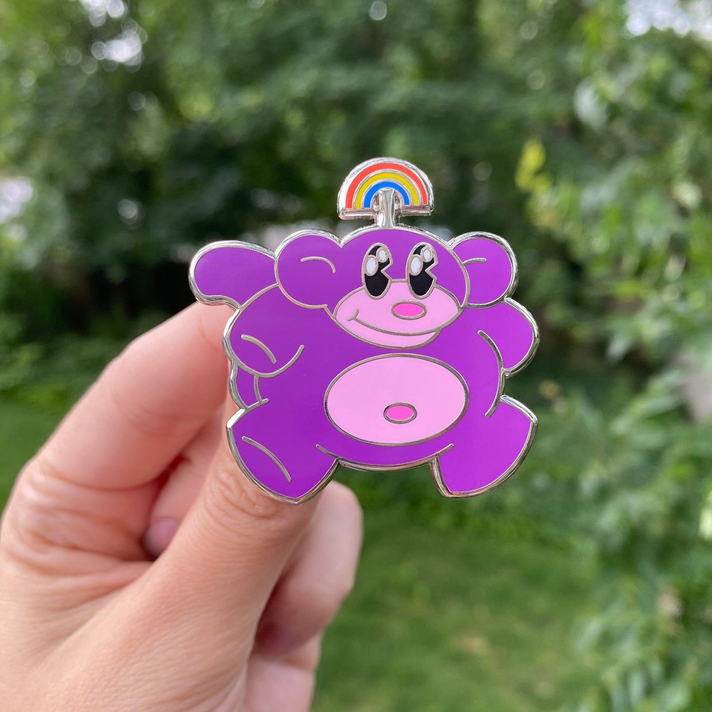 Rainbow Monkey Hard Enamel Pins