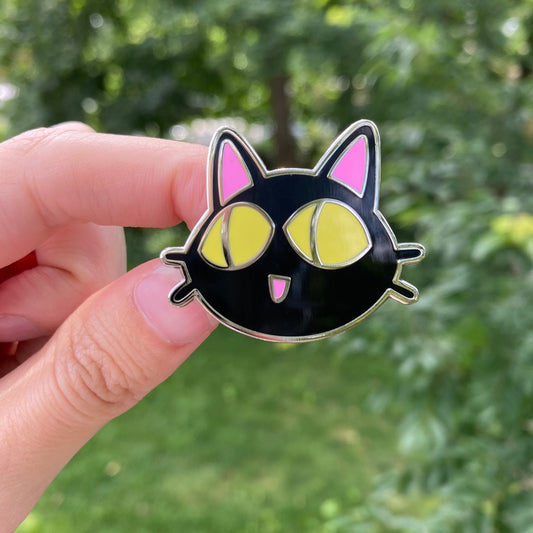 TRIGUN Kuroneko-sama Hard Enamel Pin