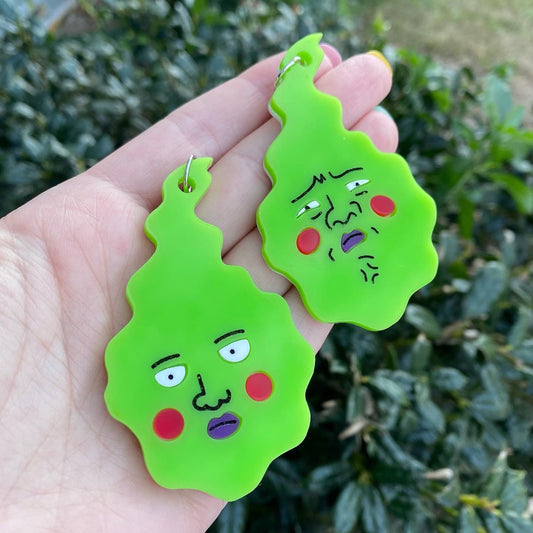 Disgusted Dimple Acrylic Earrings