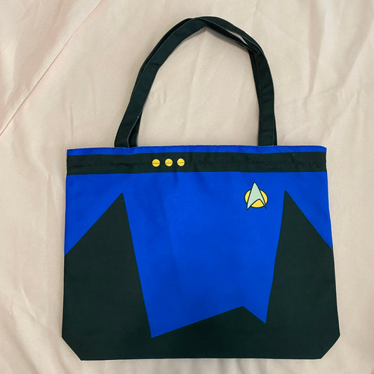 Star Trek TNG Medical/Science Uniform Inspired Tote Bag