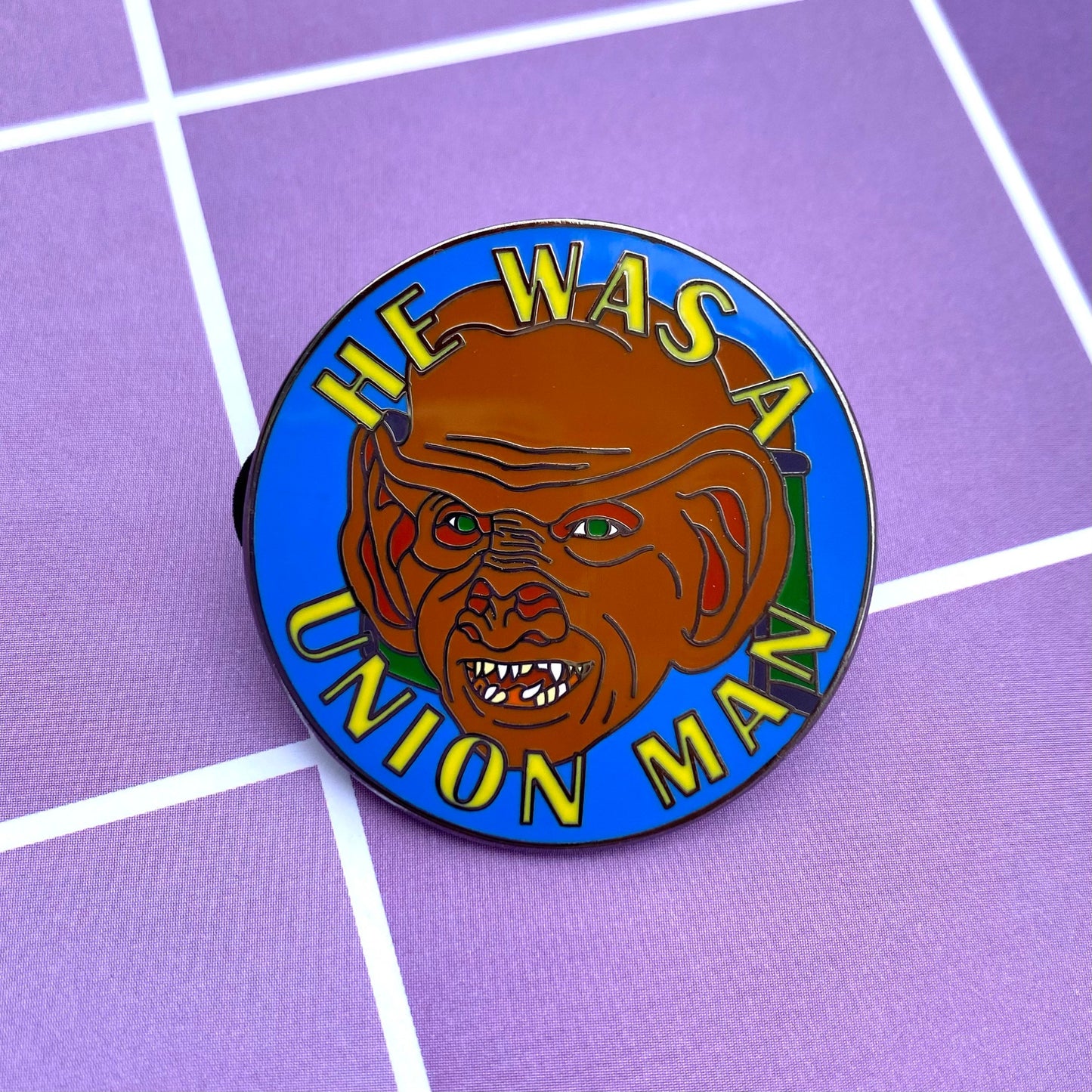 Star Trek Deep Space Nine Ferengi Rom “He was a UNION MAN” Hard Enamel Pin