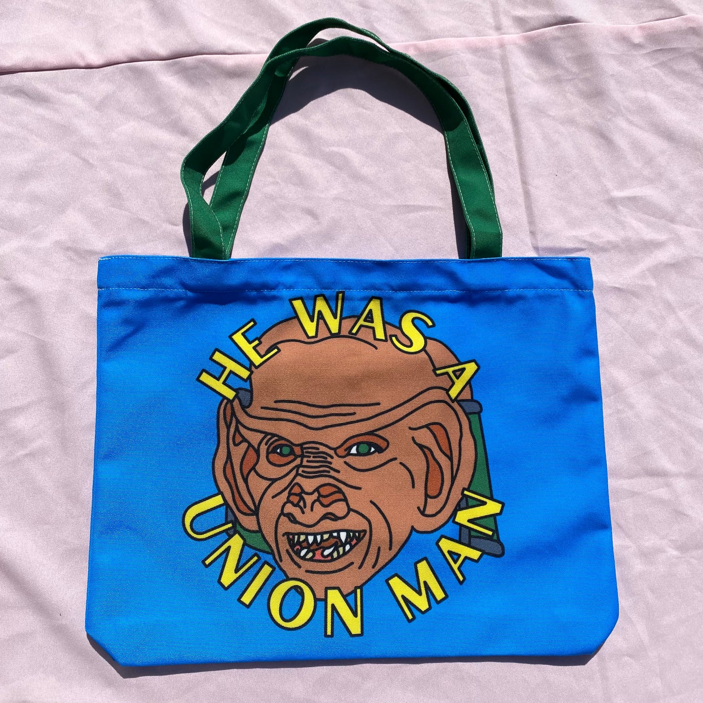 He was a Union Man Zipper Tote Bag