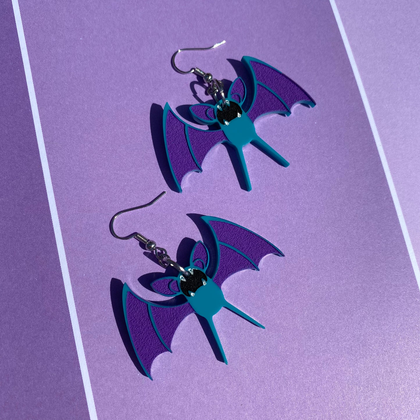 Zubat Acrylic Earrings