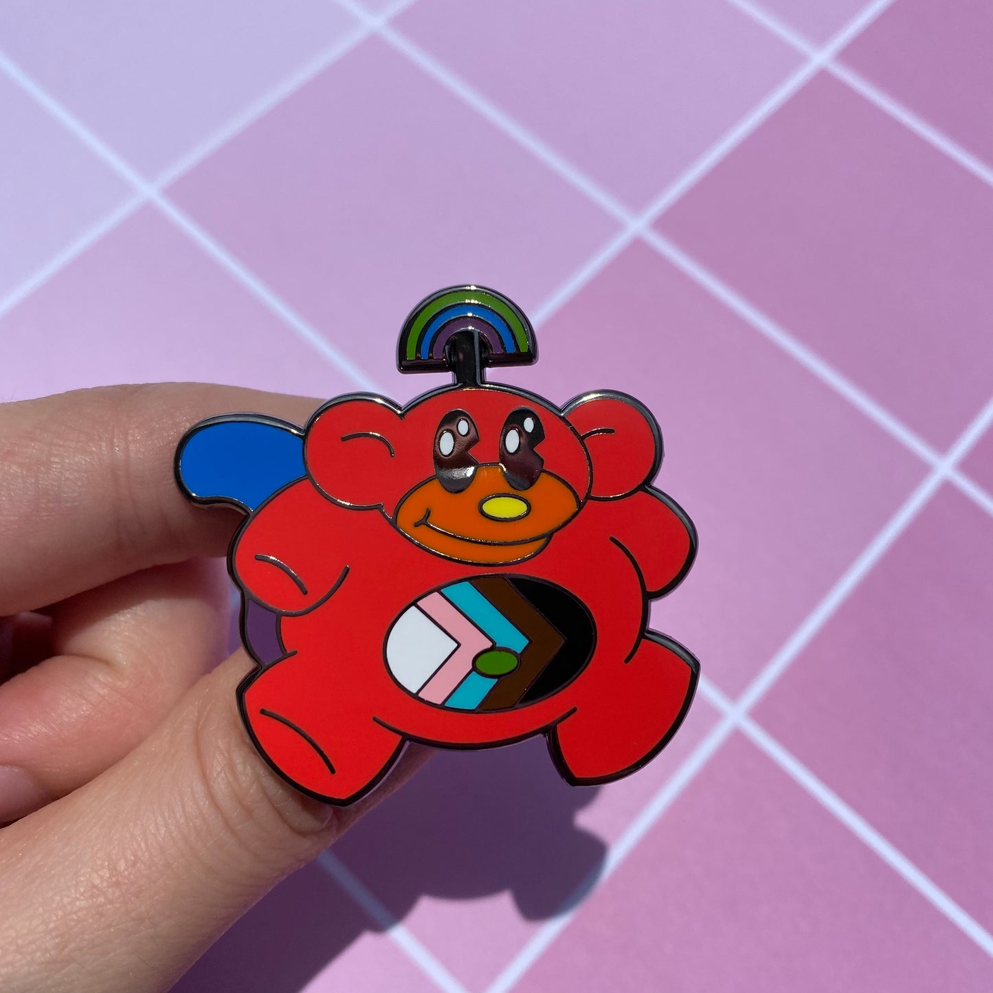 Rainbow Monkey Pride Edition Hard Enamel Pins