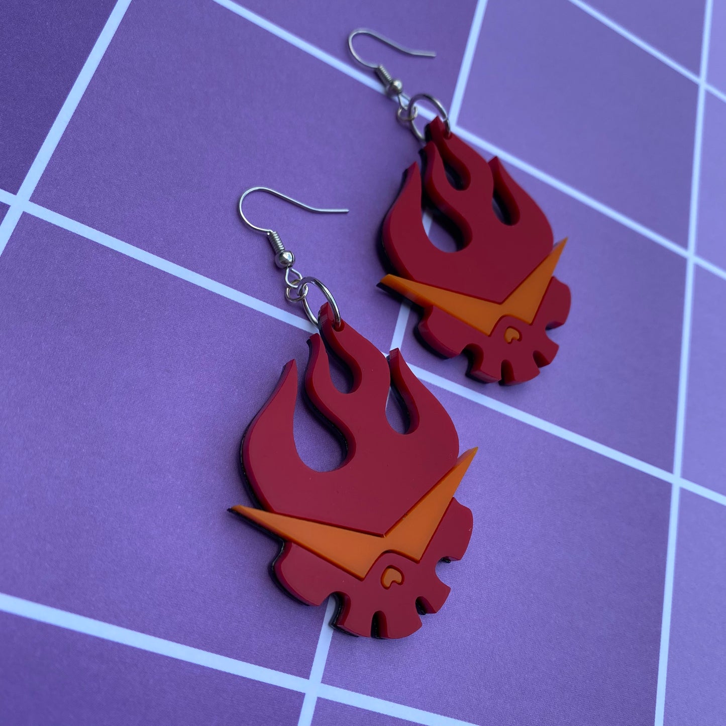 Team Gurren Acrylic Earrings