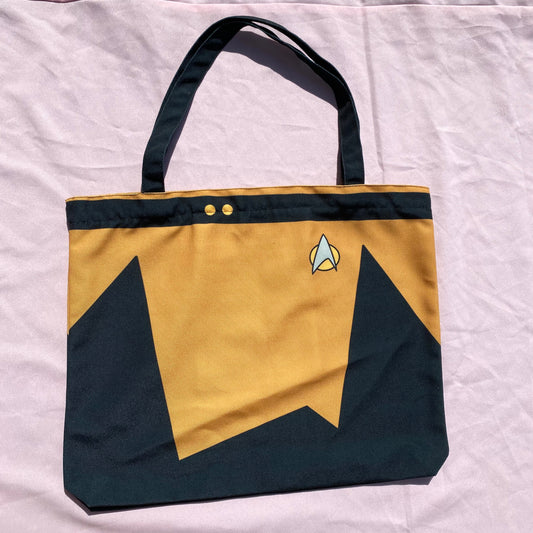 Lt Yar Inspired Zipper Tote Bag