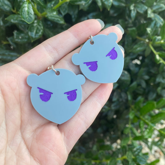 Rat Yuki Acrylic Earrings