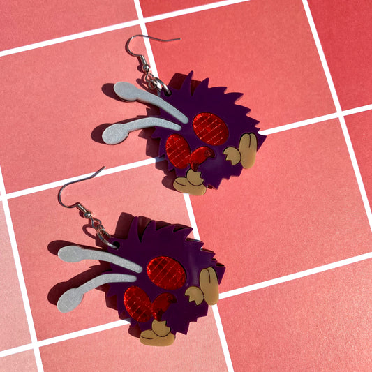 Venonat Acrylic Earrings