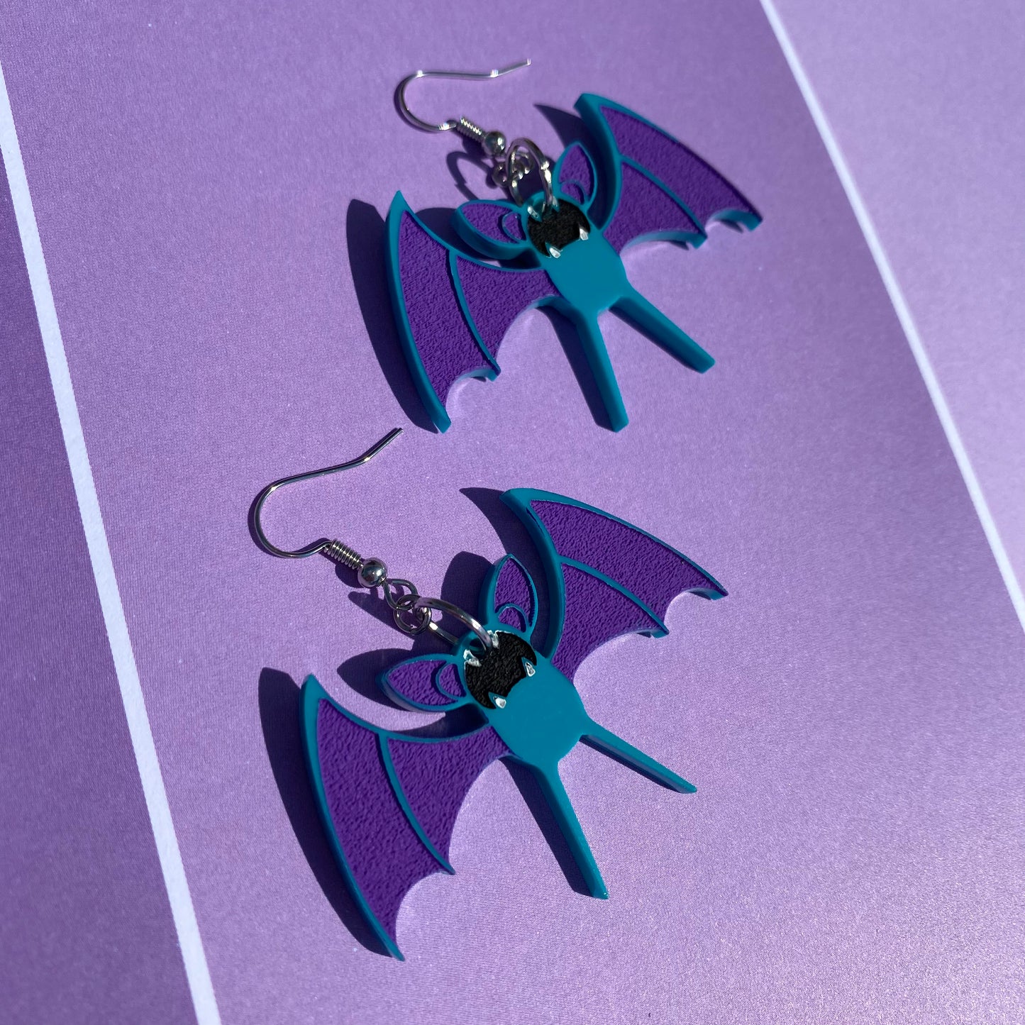 Zubat Acrylic Earrings